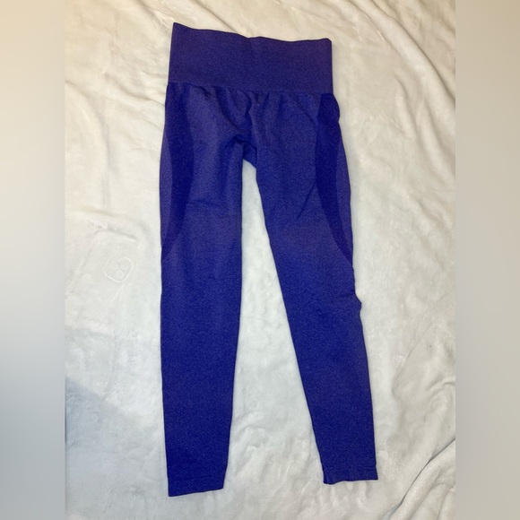 NVGTN ELECTRIC BLUE CONTOUR SEAMLESS LEGGINGS SIZE M - Picture 3 of 3